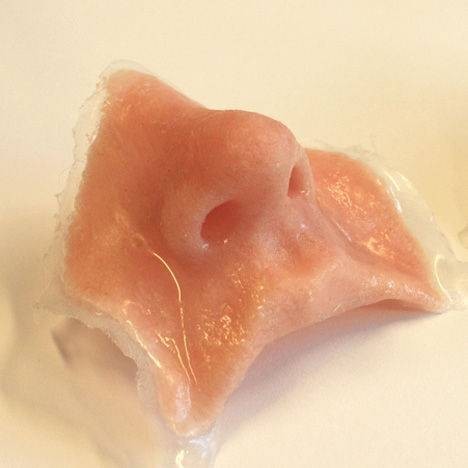 2. 3D-printed nose