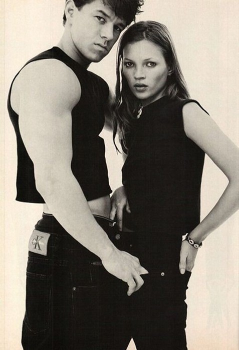 Kate Moss and Mark &#39;Marky Mark&#39; Wahlberg for Calvin Klein