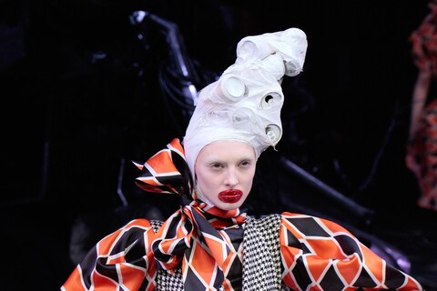 Looking back at Alexander McQueen's otherworldly clowns of AW09