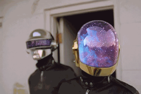 Daft Punk - purple MAGAZINE