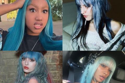 Blue hair is back