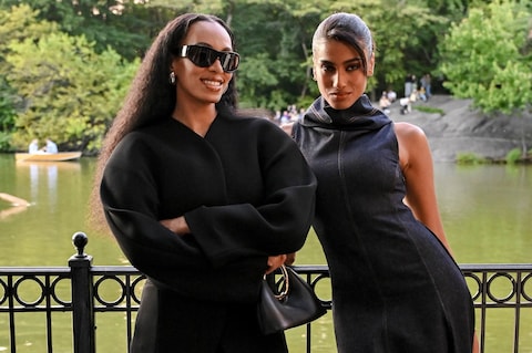 Solange Knowles and Imaan Hammam