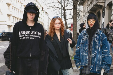 Milan fashion week mfw aw24 street style photography 