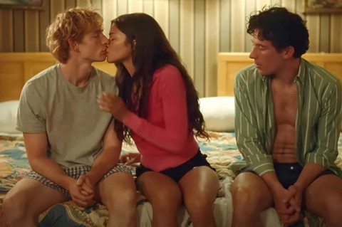 Mike Faist, Zendaya, and Josh O&#39;Connor in Challengers