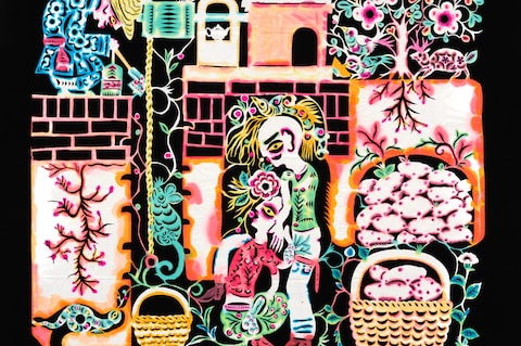 Xiyadie_Sorting Sweet Potatoes_2019_143 x 140 cm f