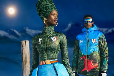 Stella Jean Haiti Winter Olympics uniforms