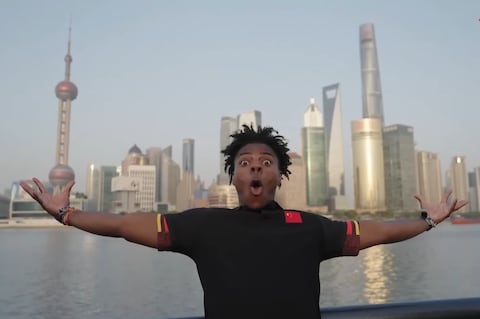 IShowSpeed, irl stream in Shanghai, China