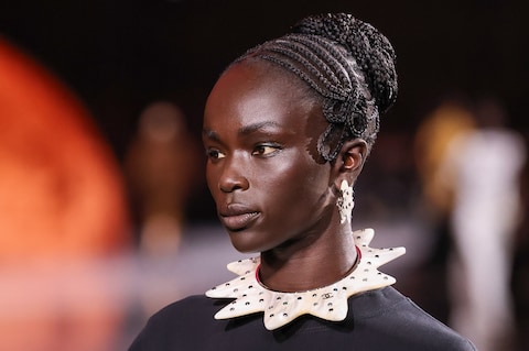 Chanel SS26 braided hair