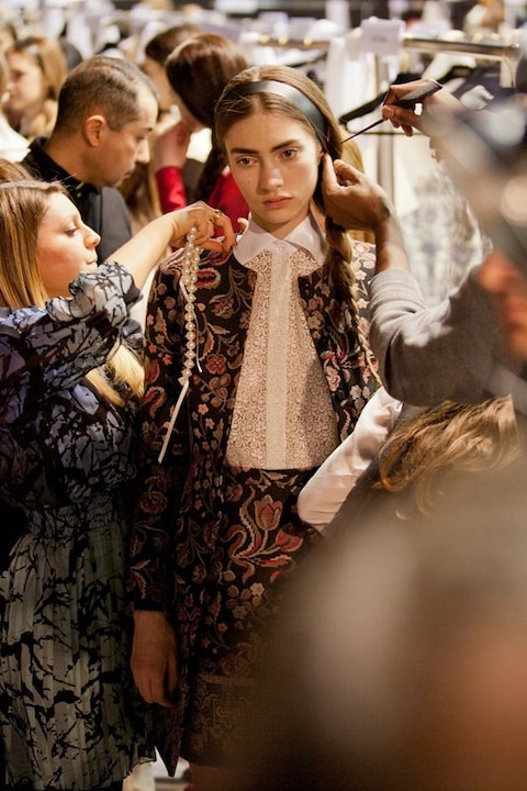 Marine Deleeuw at Valentino