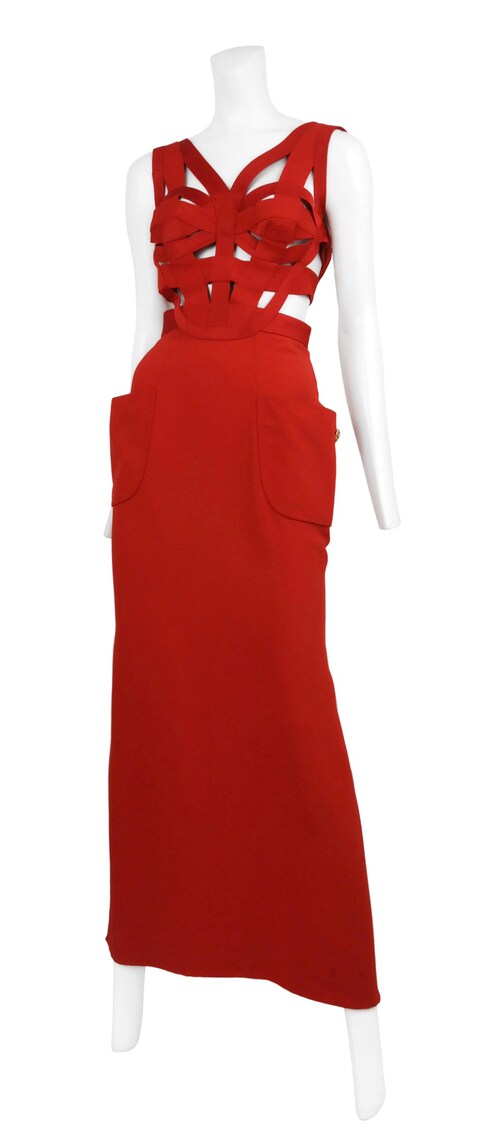 Gianni Versace Bondage Dress from Resurrection on 1