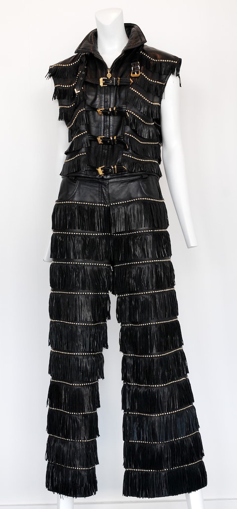Gianni Versace Fringe Jacket and Pants from Resurr 0