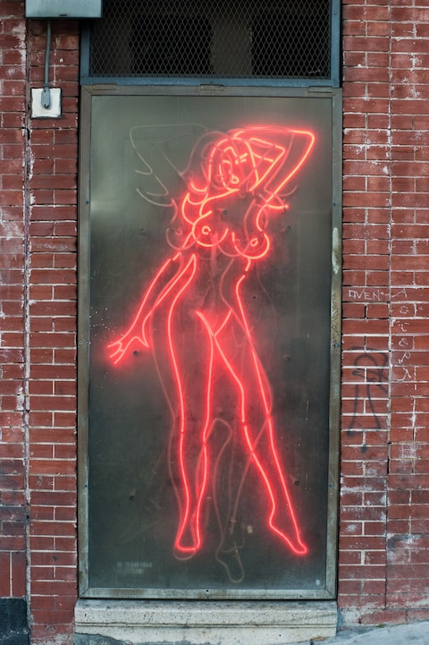 Lusty Lady Neon Lady