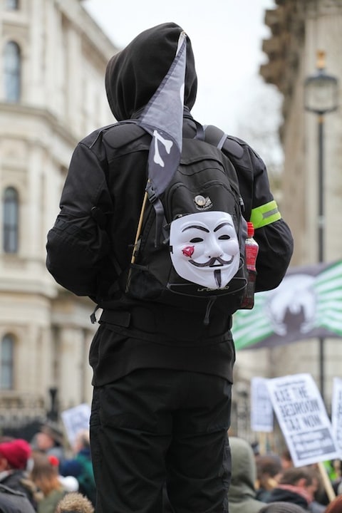 anonymous protes