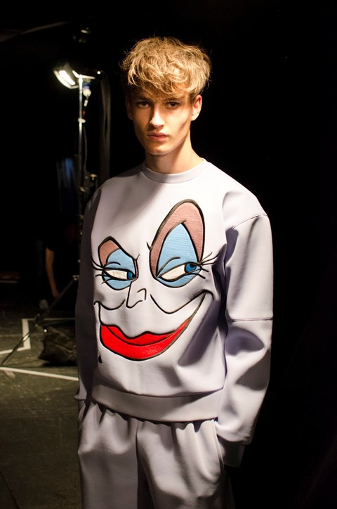 Bobby Abley SS15 Mens collections, Dazed backstage