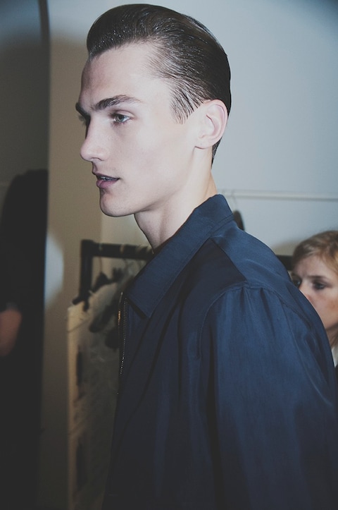 Joseph SS15 Mens collections, Dazed backstage