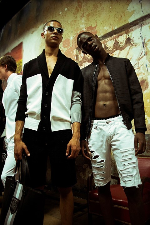Philipp Plein SS15 Mens collections, Dazed backstage