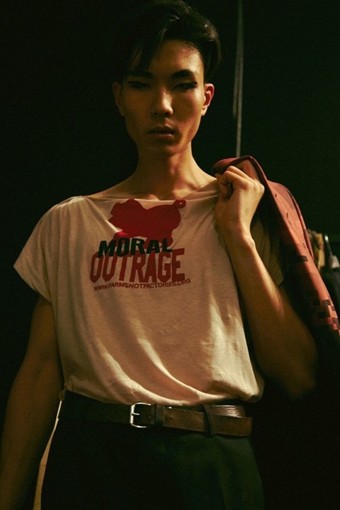 Vivienne Westwood SS15 Mens collections, Dazed backstage