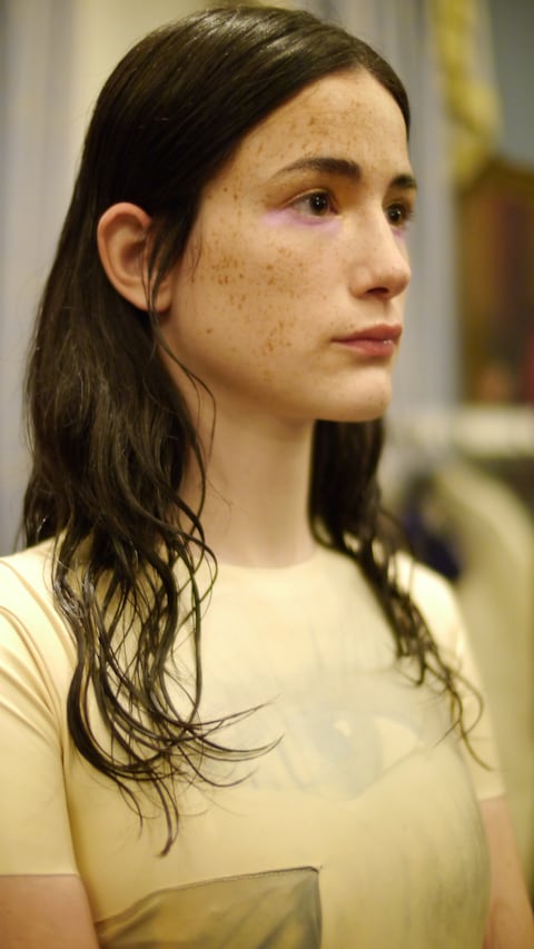 Backstage at Tessa Edwards SS15 7
