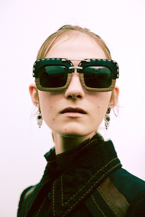 Prada SS15, womenswear, Dazed backstage