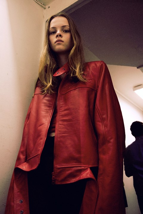 Backstage at VETEMENTS SS15