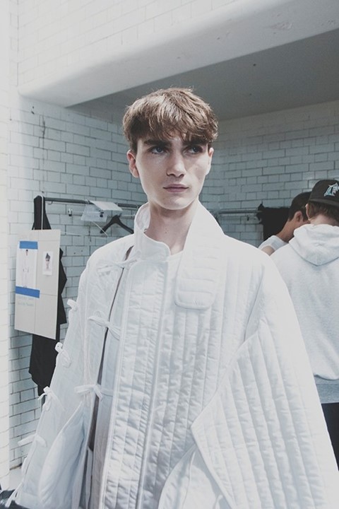 Craig Green SS15 Mens collections, Dazed backstage