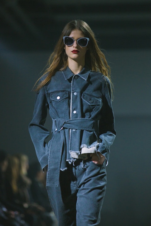 3.1 Phillip Lim, womenswear, Dazed backstage, denim jumpsuit