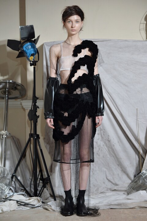 Phoebe English AW15 Presentation Dazed Womens sheer layer