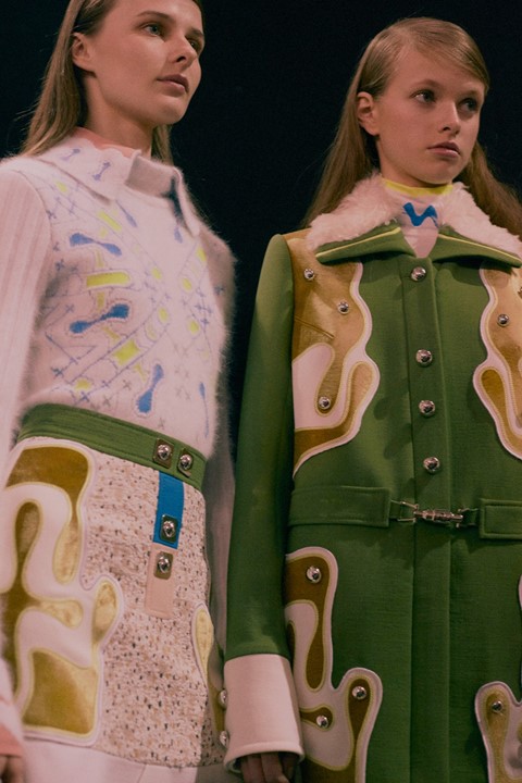 Peter Pilotto AW15, Womenswear, Dazed, London 70s coat