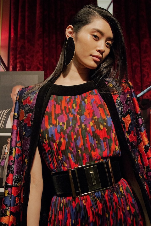 Balmain AW15, Womenswear, Dazed backstage, Paris