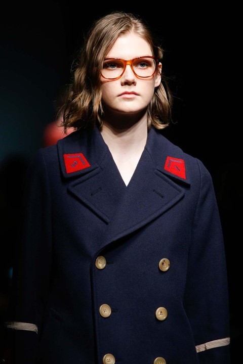 Marland Backus (FM) at Gucci AW15