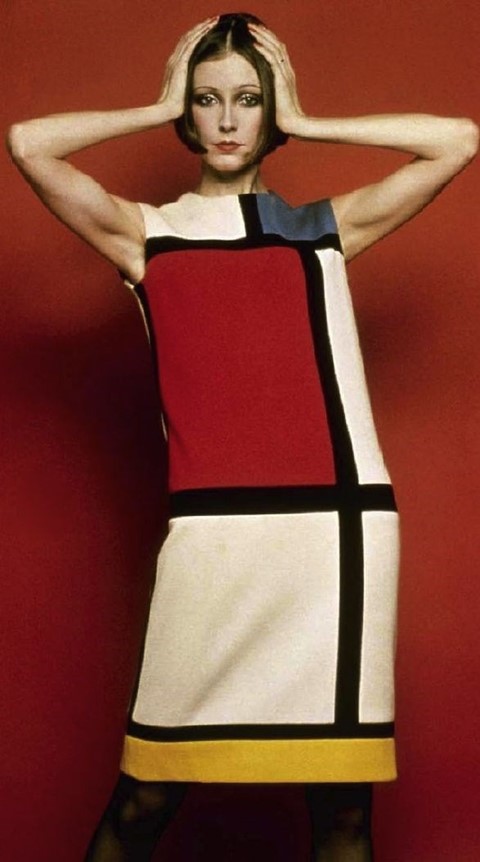 YSL Mondrian day dress, 1965 