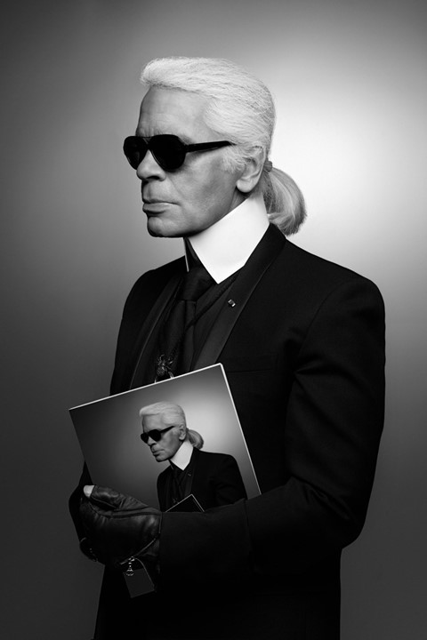 Karl Lagerfeld Self-portrait 2013