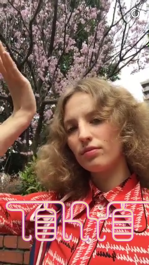 Petra Collins Gucci Snapchat 9