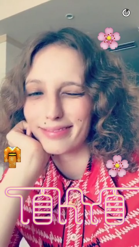 Petra Collins Gucci Snapchat 0