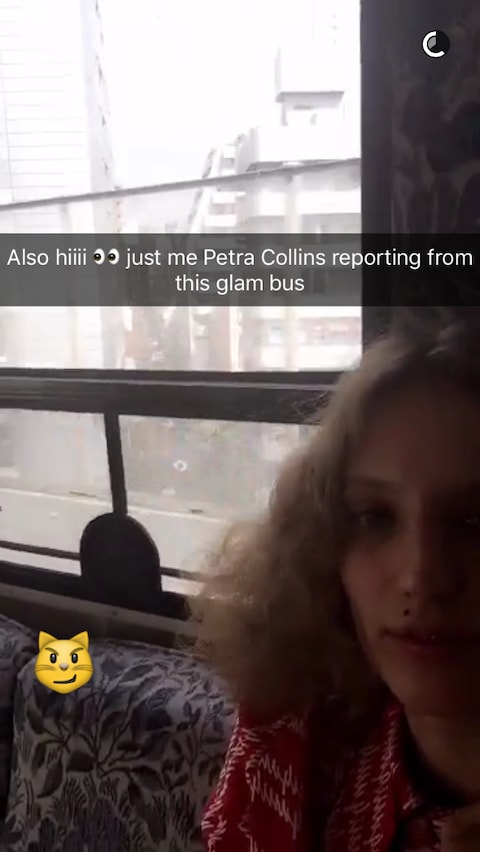 Petra Collins Gucci Snapchat 7
