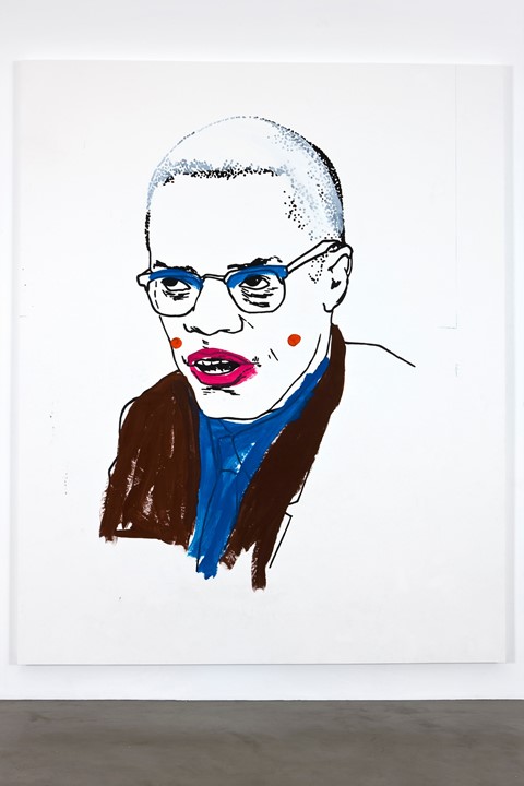 Untitled (Malcolm X) Glenn Ligon