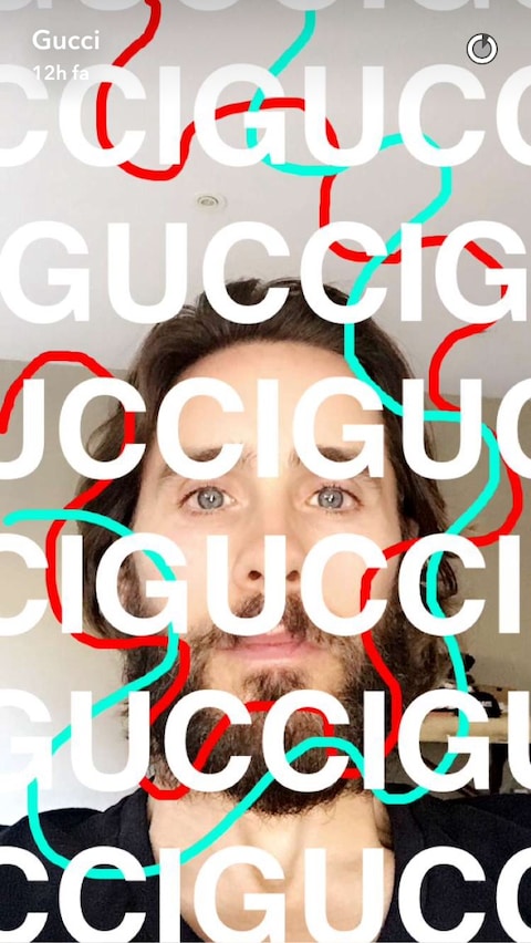 Jared Leto’s Gucci Snapchat takeover 1