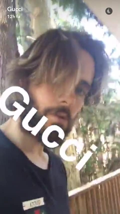 Jared Leto’s Gucci Snapchat takeover 2