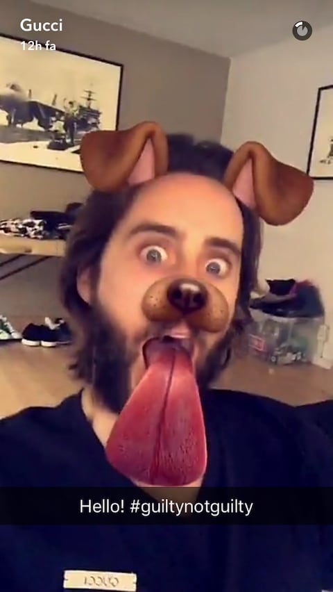 Jared Leto’s Gucci Snapchat takeover 0