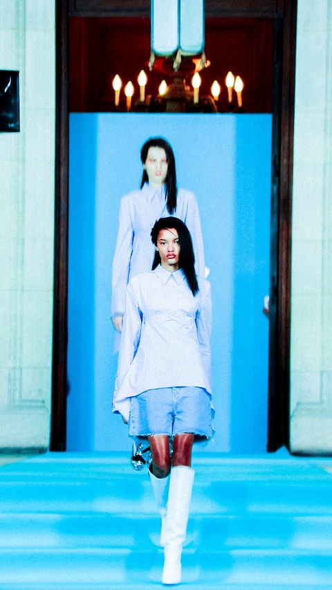 Off-White SS17 Paris womenswear backstage Dazed 7