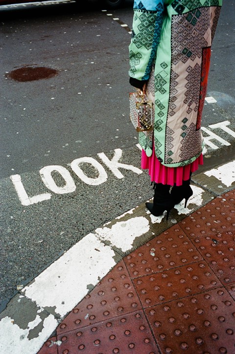 Yu Fujiawara street style London Fashion Week