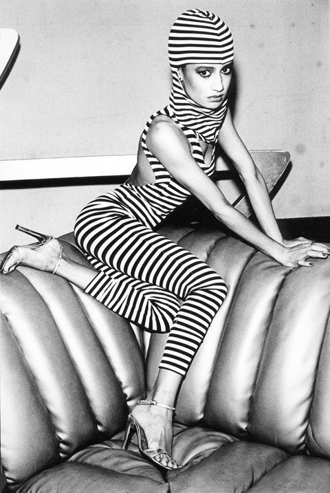 Gottfried Striped Woman at Studio 54 1979