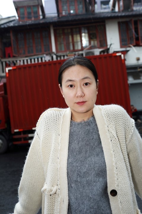 Lin Guan, lead designer at womenswear label Short Sentence 