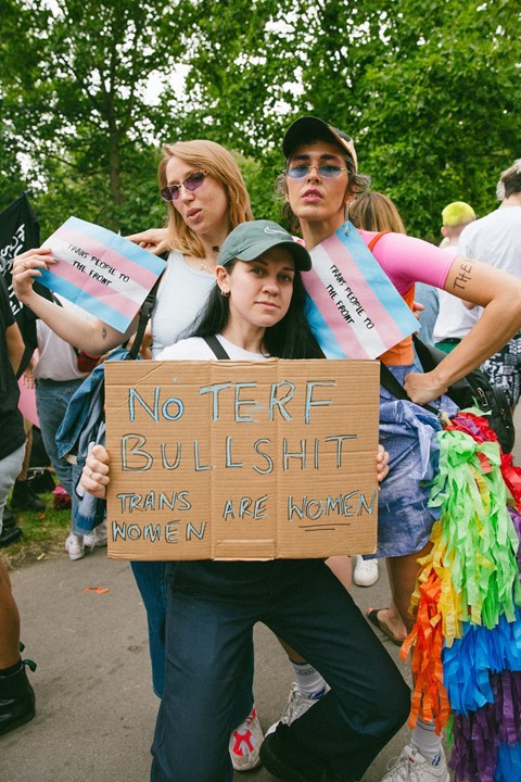 Trans solidarity at London Pride 2019