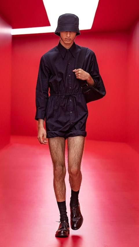 Prada menswear SS22 collection by Miuccia and Raf Simons 13