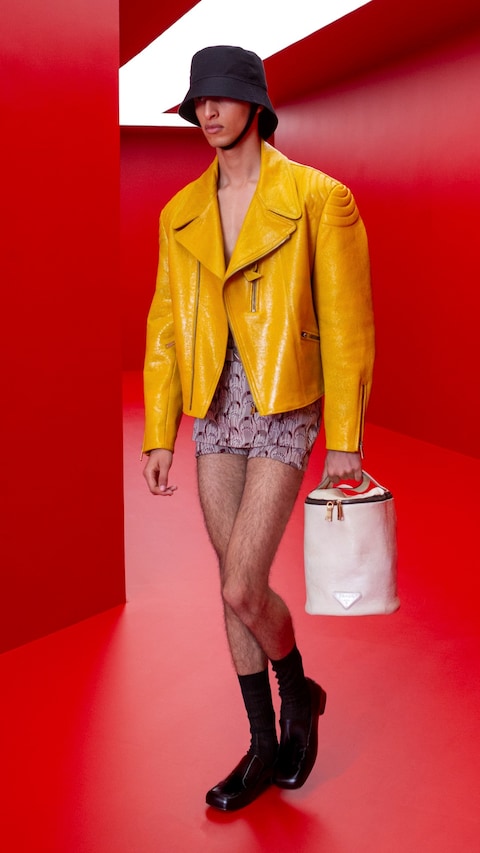 Prada menswear SS22 collection by Miuccia and Raf Simons 17