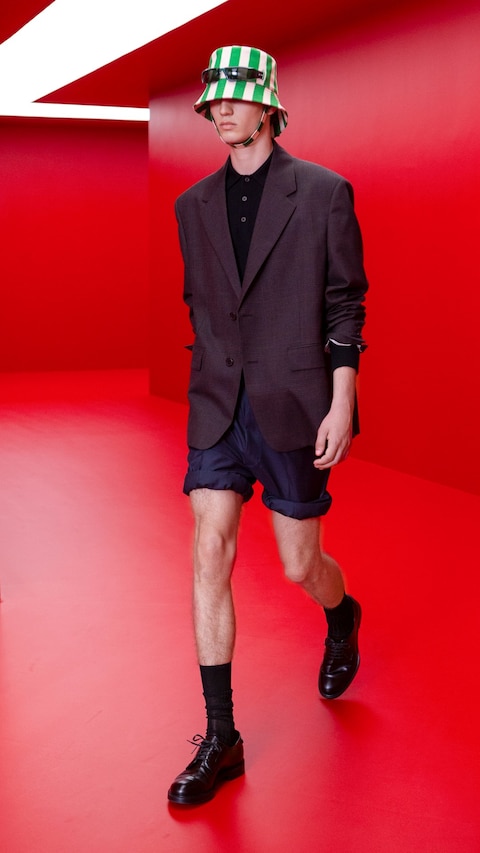 Prada menswear SS22 collection by Miuccia and Raf Simons 26