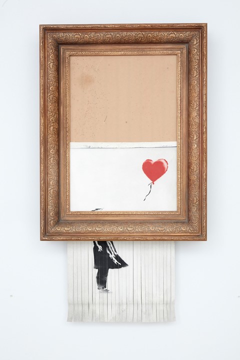 Banksy, Love is in the Bin (2018)