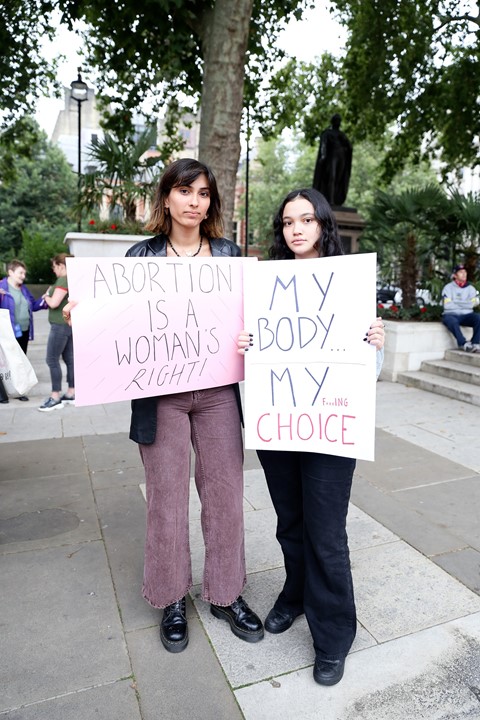 Texas abortion ban protest in London 20
