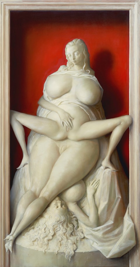 John Currin, “Mantis” (2020) 1